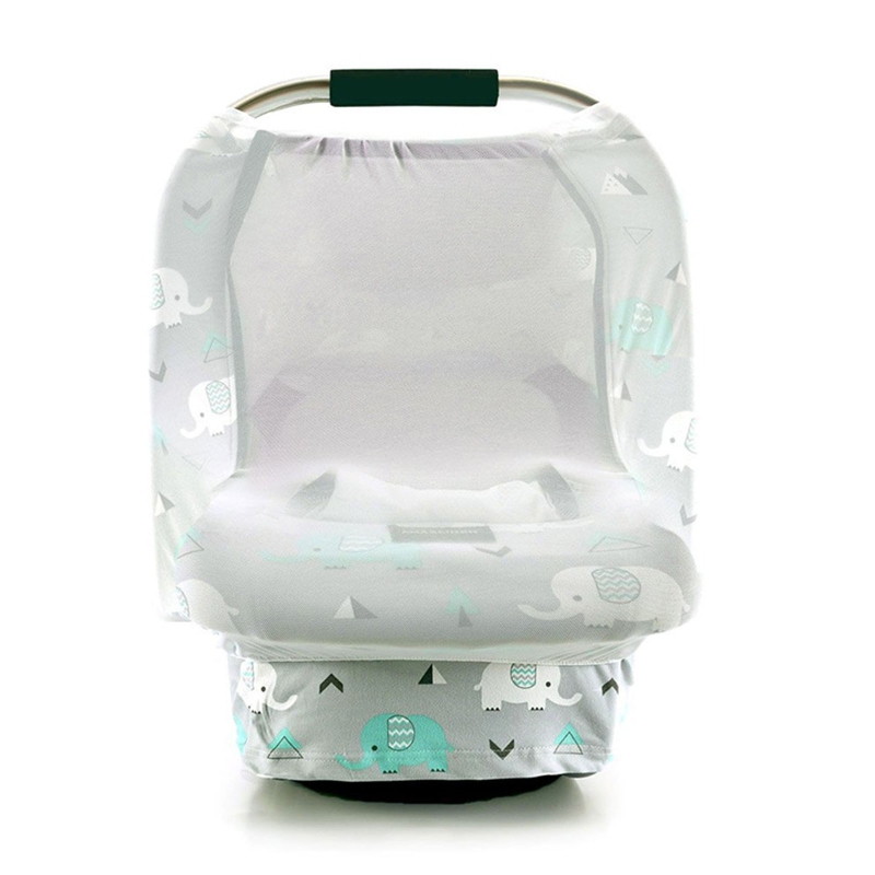 Baby-autositzbezug aus dicker baumwolle, frostsicher, wärmend, autositzverdeck