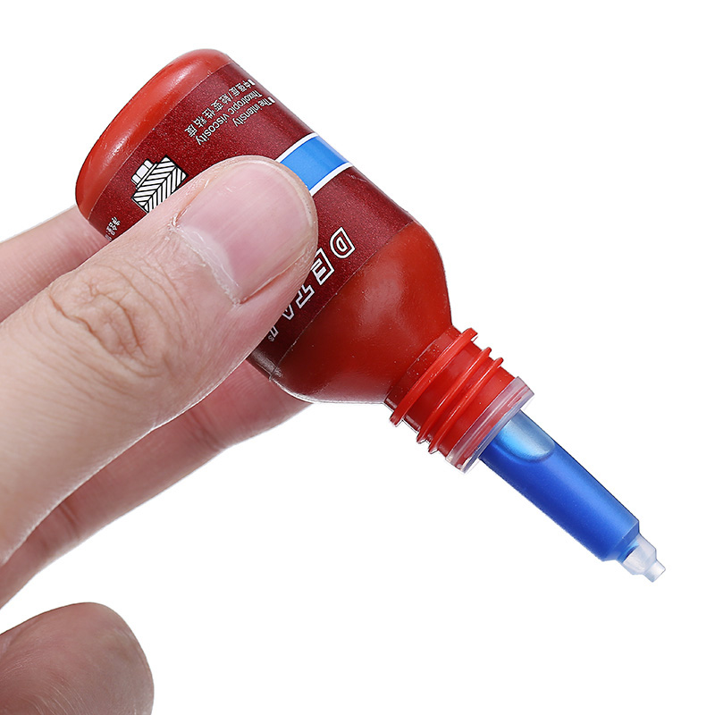 Agente de bloqueo de rosca de pegamento para tornillo, adhesivo anaeróbico resistente al aceite, curado rápido para todo tipo de alambre de Metal, 10ml