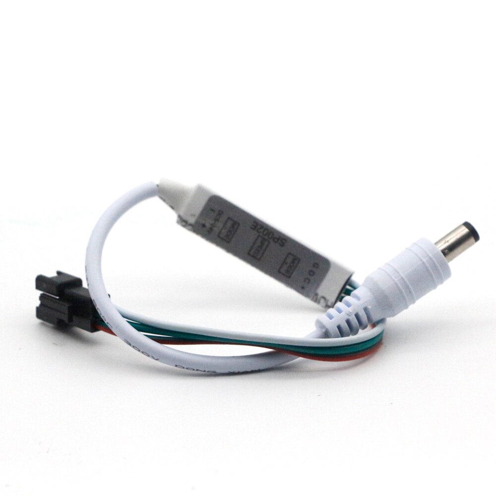 600px SP002E Mini 3Key Led Controller Usb Dc Sata Voor Rgb WS2812B UCS1903 SK6812 Adresseerbare Pixels Led Strip Verlichting DC5V-24V: With DC male