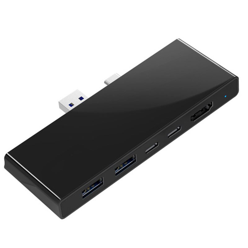for Surface Pro 7 USB C(5Gbps) Docking Station,7-In-2 Surface Pro Hub Adapter with 4K HDMI,SD/Micro-SD Card Reader: Default Title