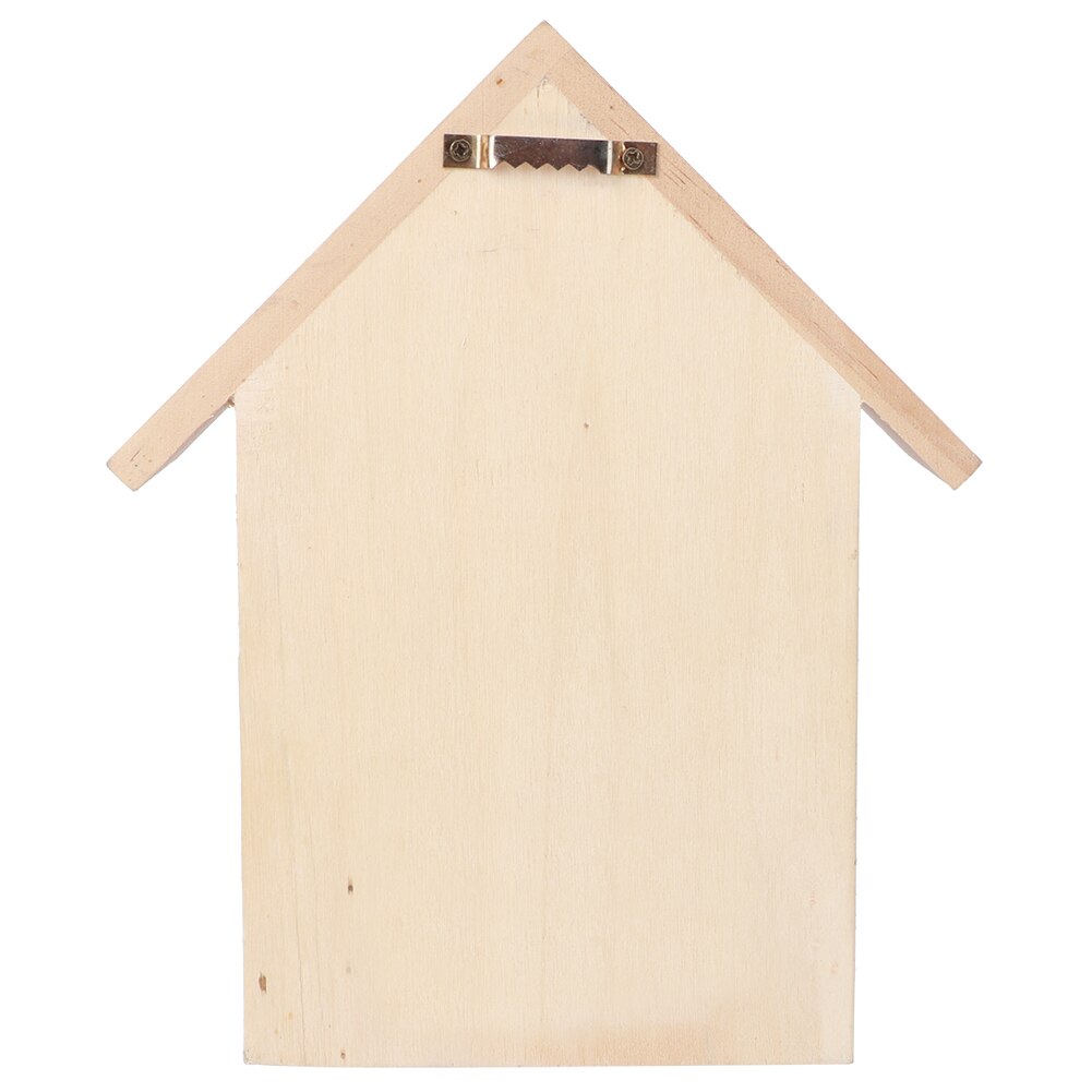 Outdoor Mini Pine Wood Insect Bee House Shelter Handwork Art Craft Garden Decoration Ornament Insect Nesting Box