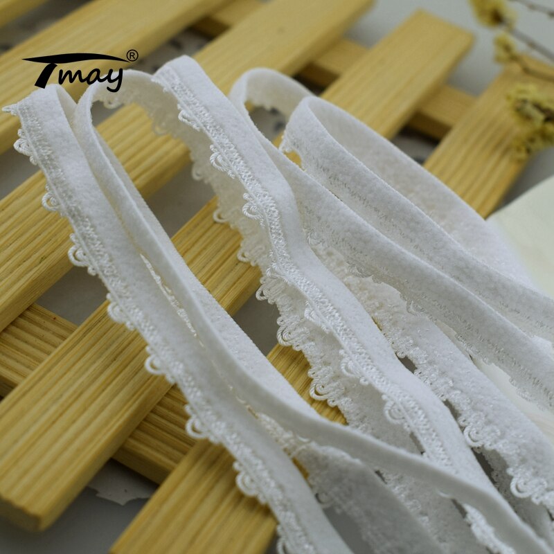 #1696 witte elastische rekbanden, kantversiering, handgemaakte linten, kledingstukken, nylon bandjes, naaiaccessoires, doe-het-zelf bh's, lingerie