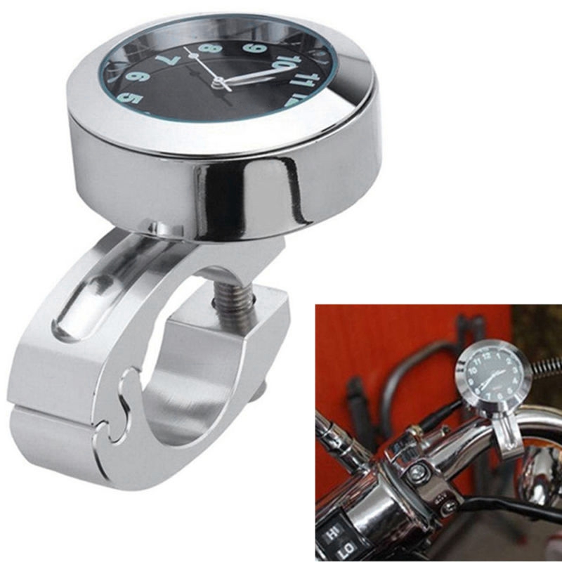 Mount Digitale Cnc Aluminium Klok Mini Waterdichte Digitale Horloge 7/8 Inch Motor Fiets Waterdichte Klok
