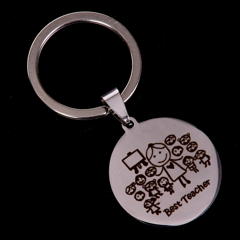 Edelstahl Keychain Lehrer Thanksgiving Teacher'S Tag Lehrer Edelstahl Schmuck Student Senden Lehrer