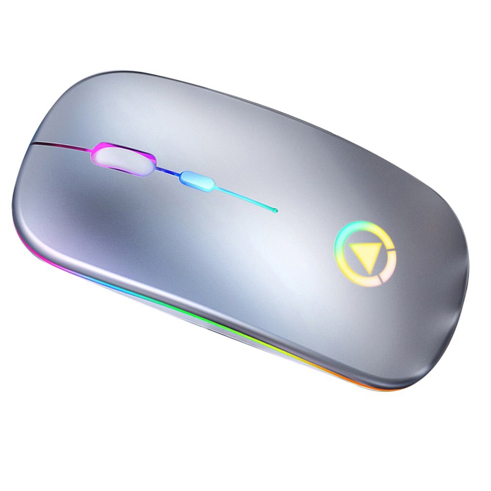 A2 Wireless Mouse Silent Mute Rechargeable Office Wireless Mouse Ultra-thin Silent Lightt Optical Mouse with Usb Receiver