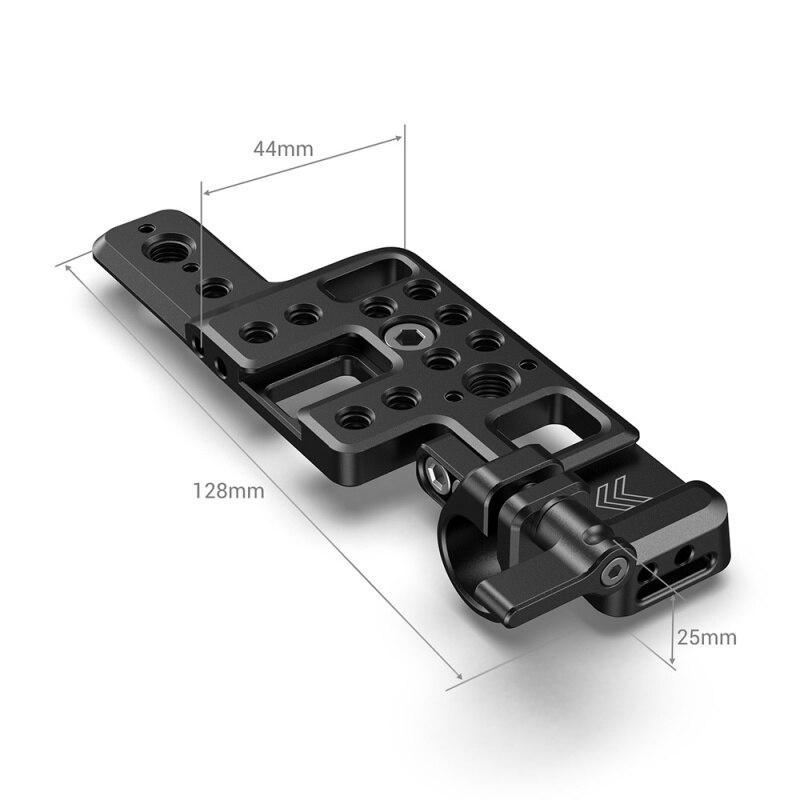 Smallrig Lichtgewicht Top Plaat Voor Bmpcc 4K &amp; 6K Camera W/ 2 Cold Shoe Mount Nato Rail voor Monitor Microfoon Diy Opties 25