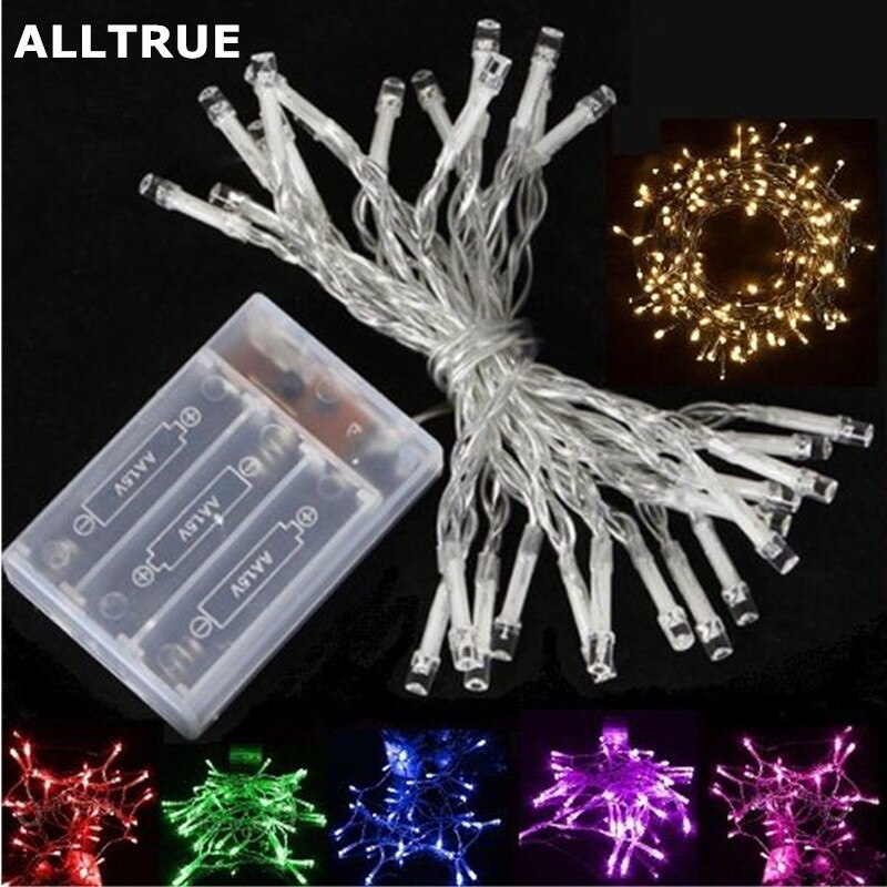 Alltrue 20m 10m 5m 2m waterdichte kerstverlichting led-snoer 5v usb koperdraad fee buiten bruiloft feest kerstdecoratie