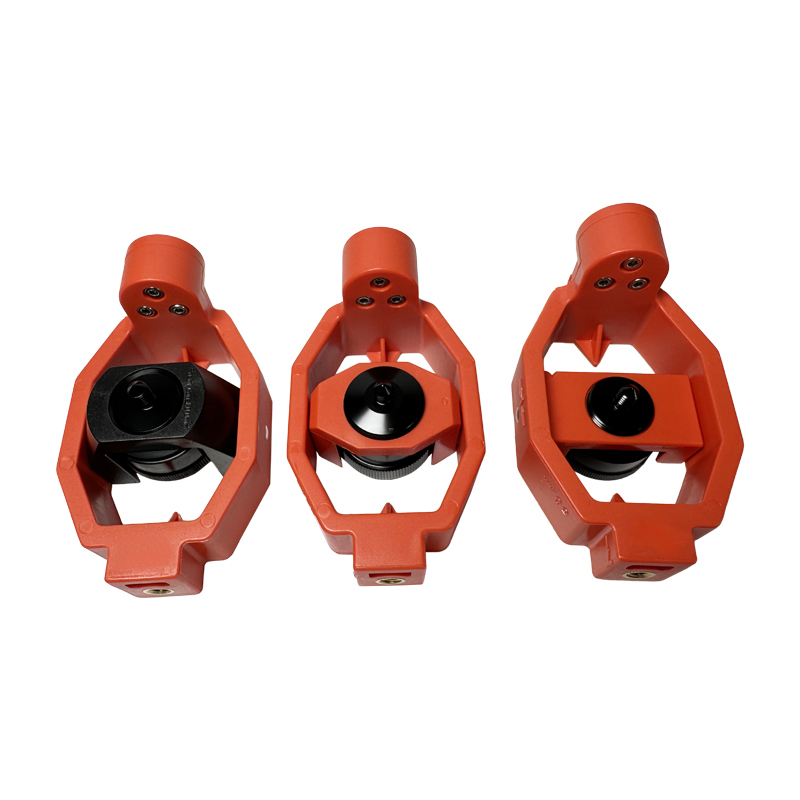 Mini Prism Offset -30/0 /17.5mm Copper Coated With Aluminium Alloy 4 Poles Replacement For Leica GMP111 Total Stations Surveying