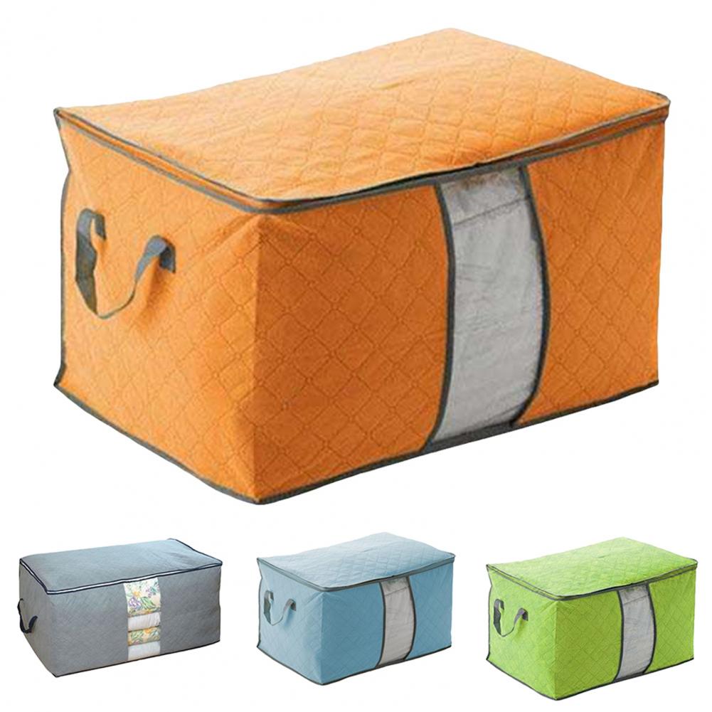 Portable Storage Boxes Folding Bags Stackable Clothes Bedding Closet Storage Container Box Home Travel Storage Organizer       