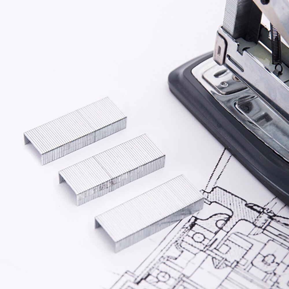 1000 pçs/caixa 24/6 grampos de metal para grampeador material escolar escritório papelaria g8ta