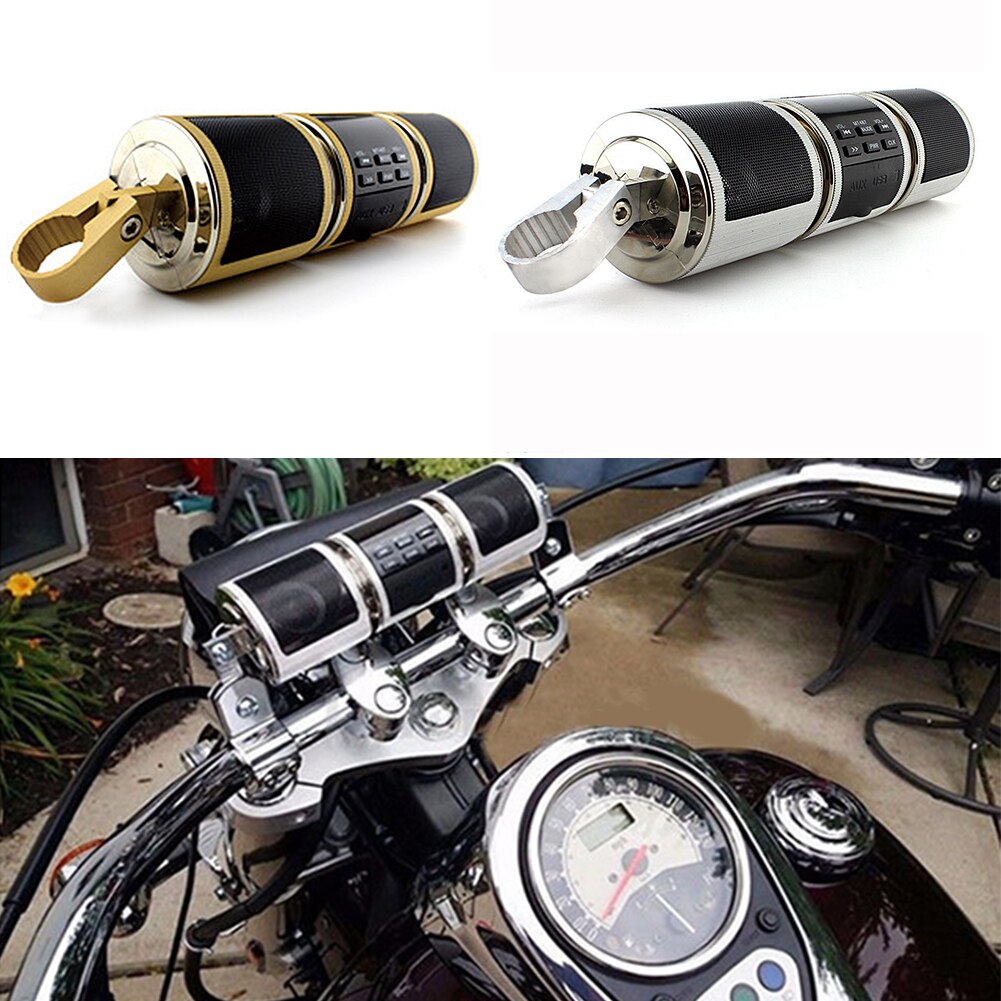 Wasserdichtes motorrad-lautsprecher-audioradio mit bluetooth  mp3b moto-stereosystem