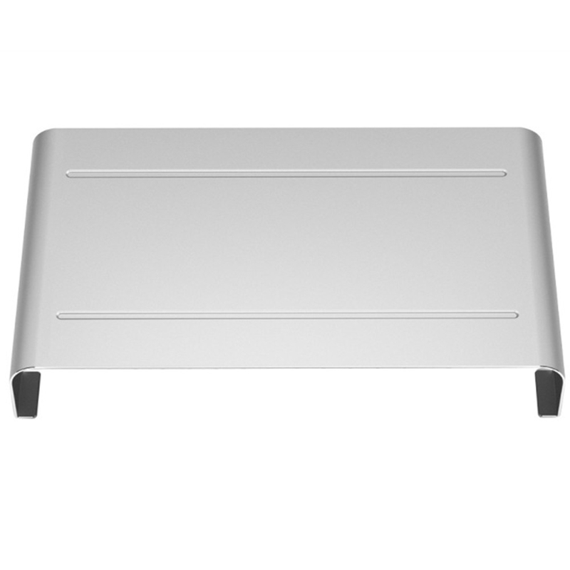 Aluminum Alloy Display Screen Storage Rack Laptop Stand Holder Bracket Heightening Mount, Computer Monitor Stand: Silver