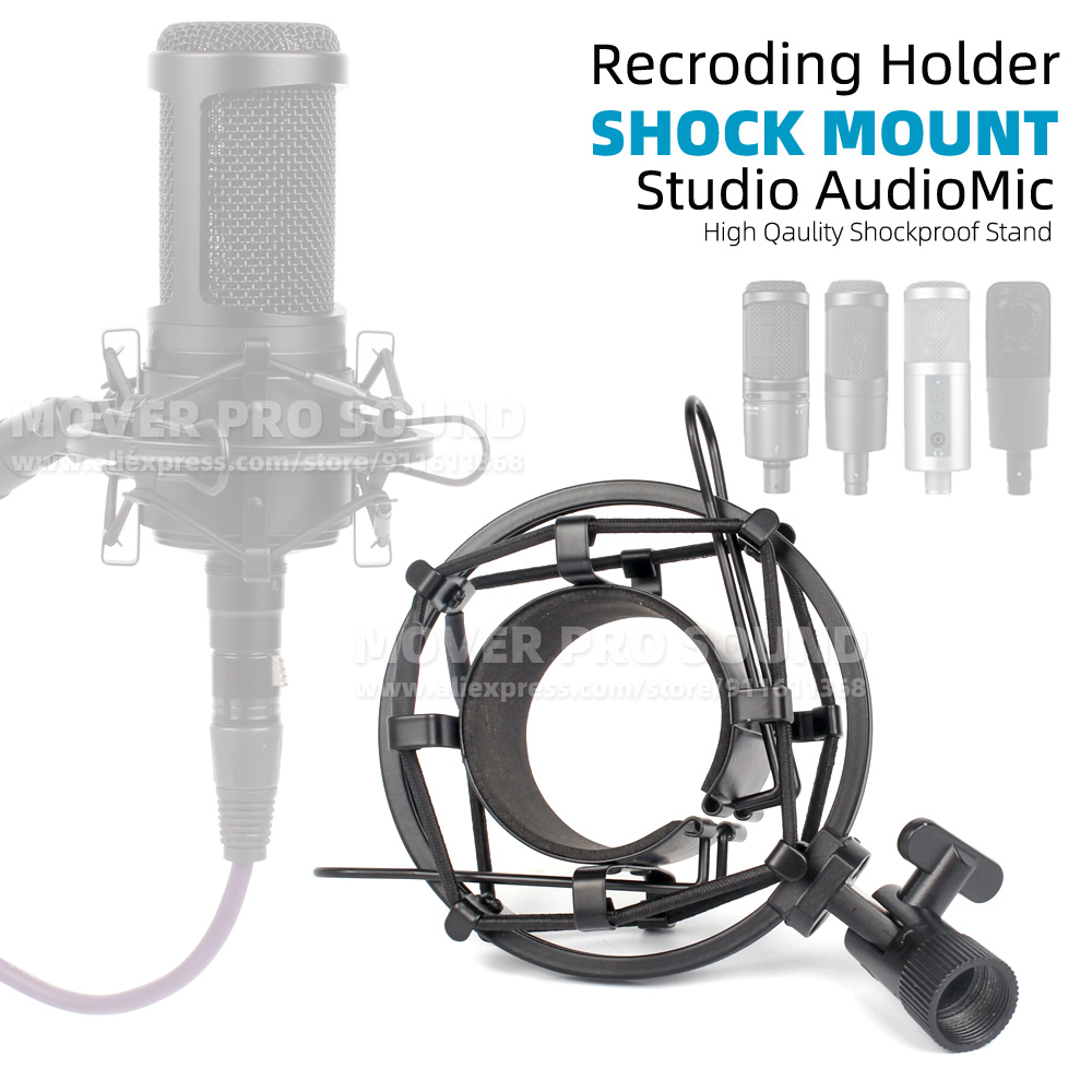 Suspension Microfoon Shock Mount Voor Audio Technica Op 2035 2050 Atr 2500 AT2020 AT2050 AT2035 ATR2500 Stand Mic Houder