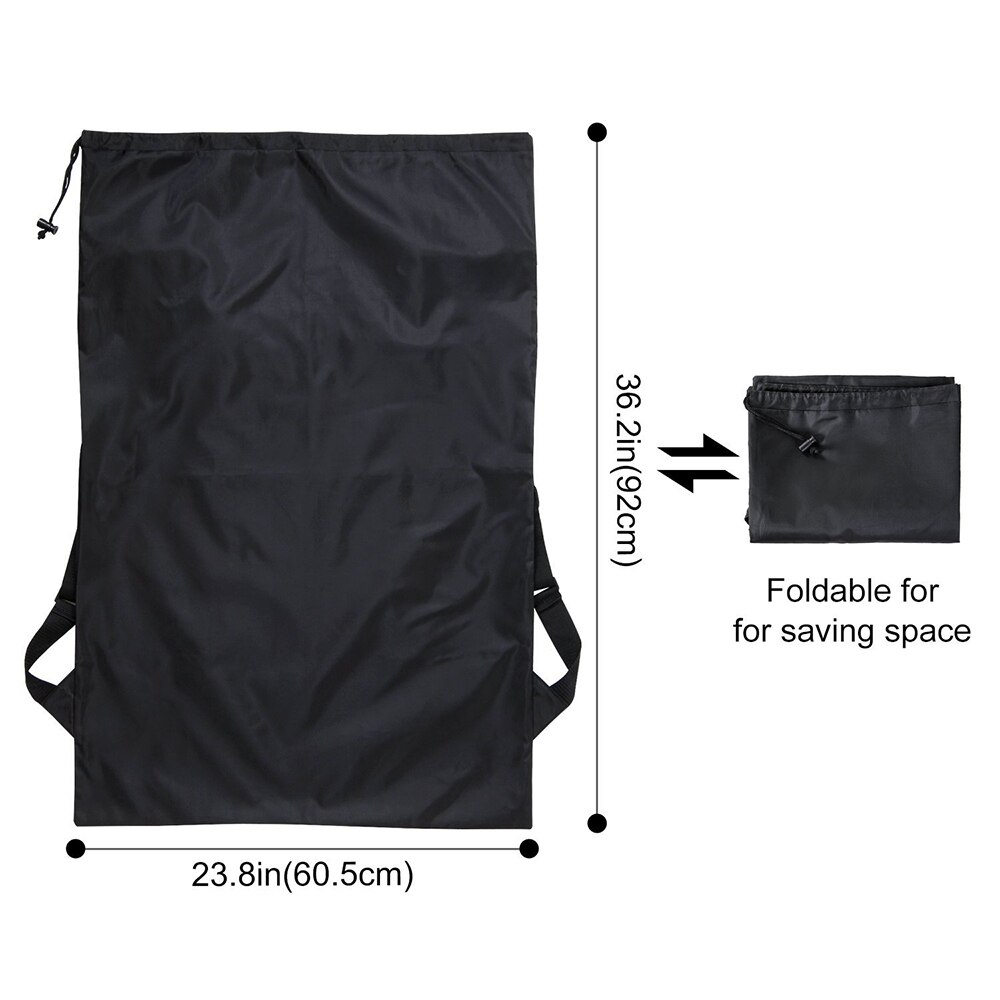 24X36 INCH MEIGAR Drawstring Laundry Bag Backpack Travel Storage Dirty Clothes Storage Bag ^o^