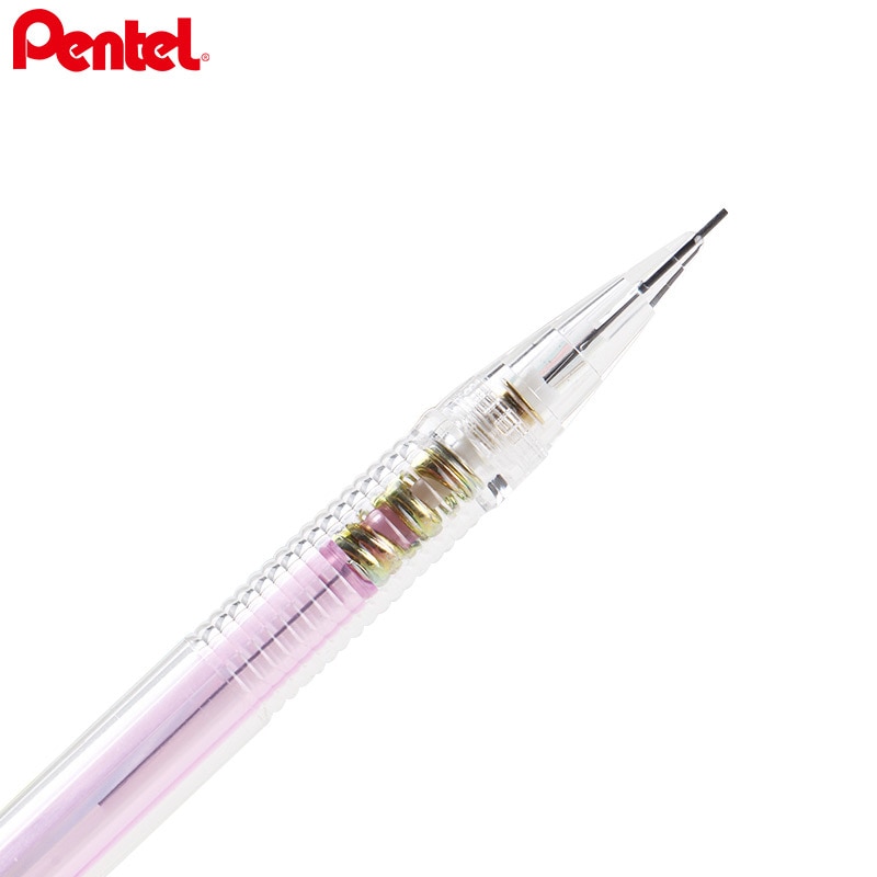 Pentel cap type pencil color transparent A105 pen 0.5 mm automatic activities