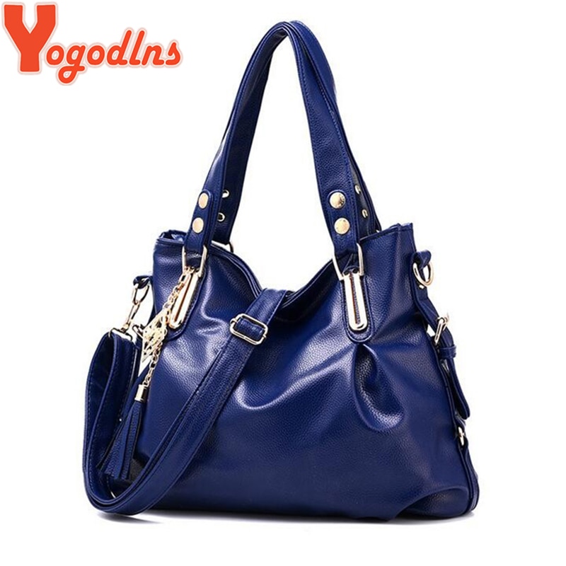 Yogodlns PU Leather Tassel Bag Shoulder Bags Women Messenger Bags Women Handbag Women Leather Handbags