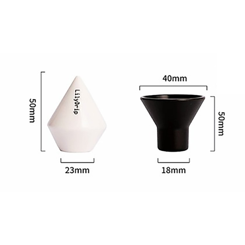 Lilydrip coffee dripper transformer brewer filter paper inverter Compatible for most cone dripper V60 brewer set help brewing