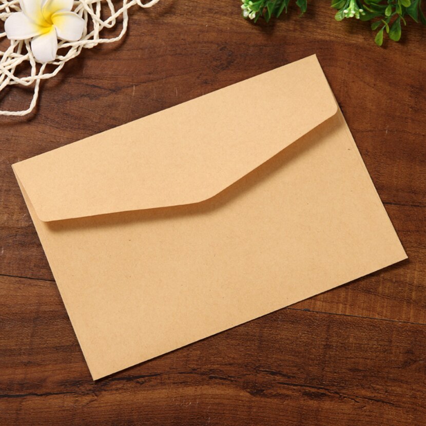 10/20Pcs Klassieke Papieren Enveloppen Wit Zwart Kraft Blanco Papier Venster Enveloppen Huwelijksuitnodiging Envelop Cadeau Envelop