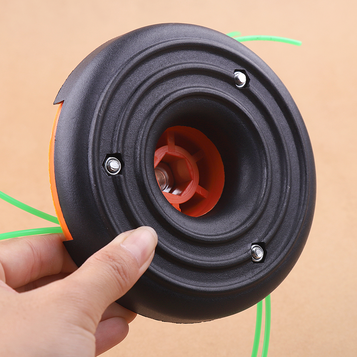 Trimmer Head For Echo Lawn Mower Orange Black M10*1.25 Garden Tool Parts Replacement Parts for Lawn Mower