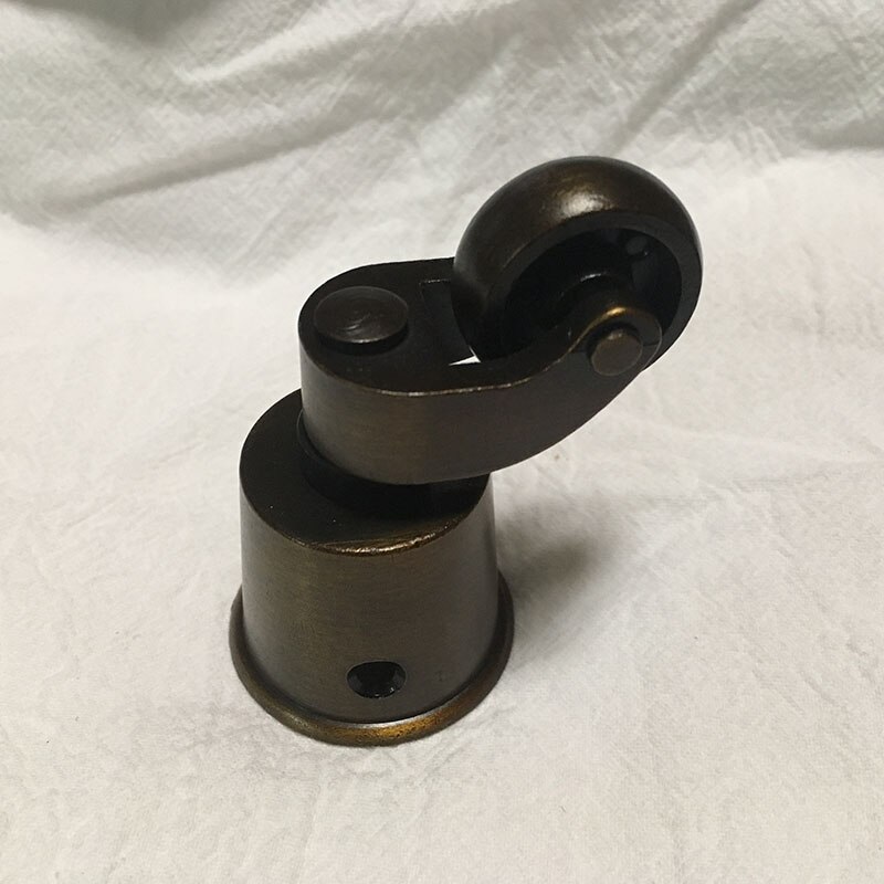 2pcs/lot Vintage Round Cup Caster Universal Wheel Furniture Caster Shelf Cabinet Cupboard Chair Sofa Casters