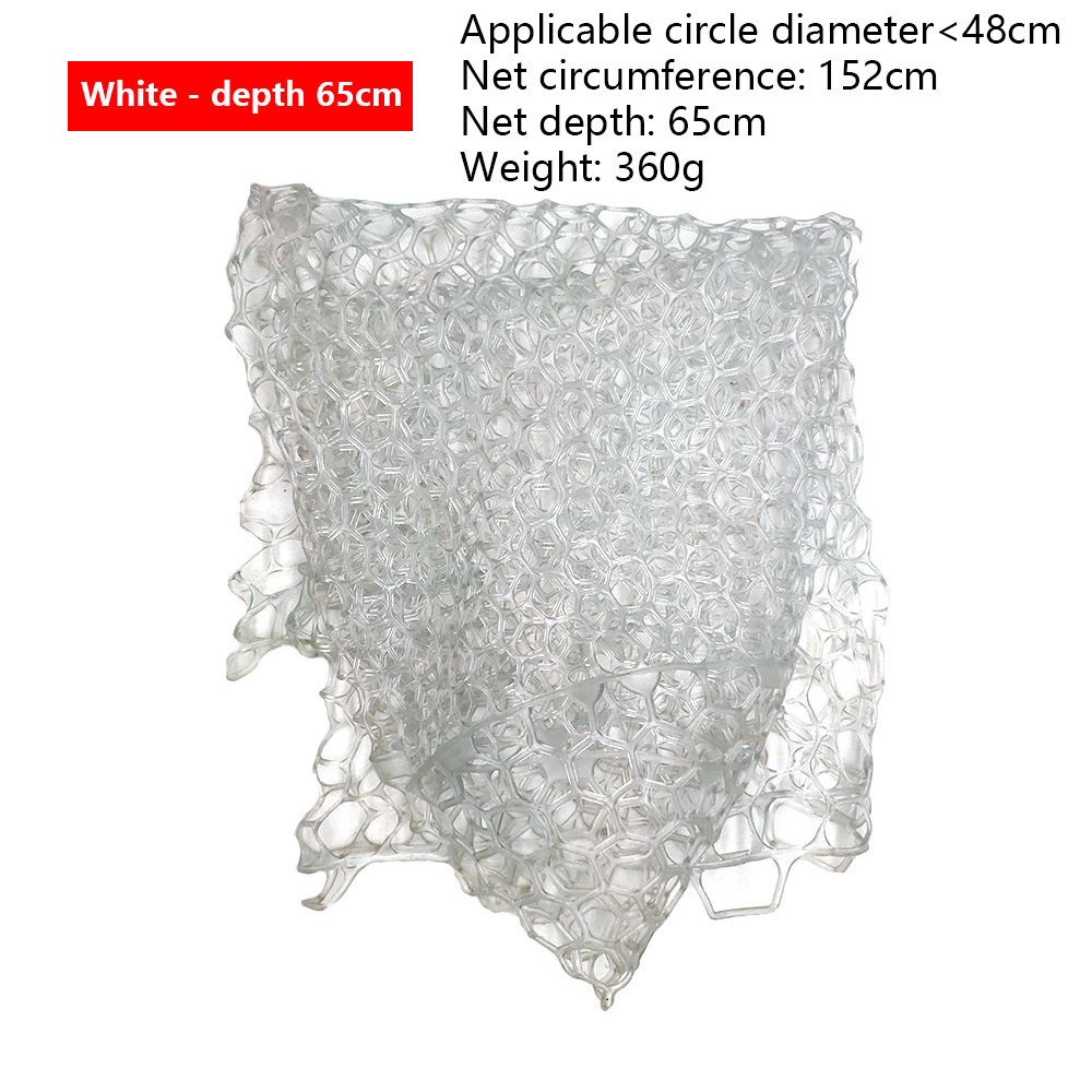 Dip Net Head Depth：32/40/47/55cm Hand Net Replacement PVC Material Fishing Accessories: Red