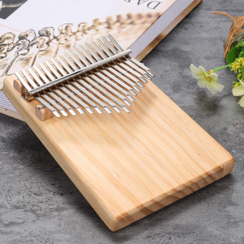 17 Keys Mbira Pocket Musical Instrument Finger Piano Kalimba Portable Thumb Piano Is for Your Friends and Family: Default Title