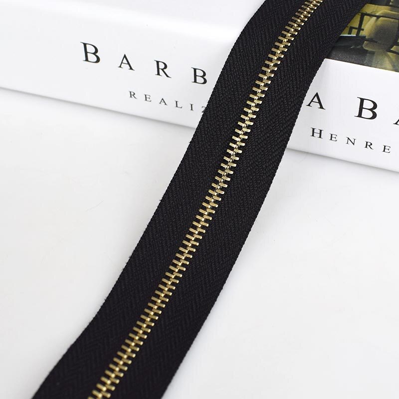 2/5Yards 3 # Metalen Rits Voor Naaien Diy Zip Sport Jas Kleding Open-End Ritsen kledingstuk Kleding Accessoires: lightgold / 2yards