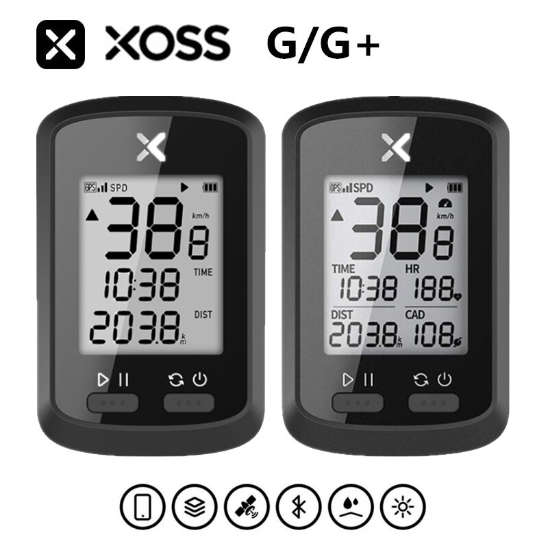 XOSS G/G+ Cycle GPS Computer Bicycle Bluetooth Code Table Mountain Road Bike Wireless G/G+ Speedometer XCADEY Senor