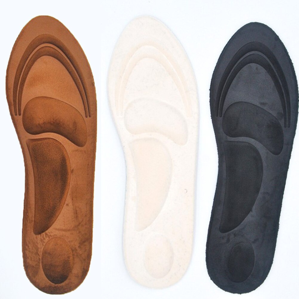 4d mocka memory foam ortotiska innersulor för skor fotvalv stöd mjuk andas hälsosam plattfot fotvård inlägg sulor skokuddar