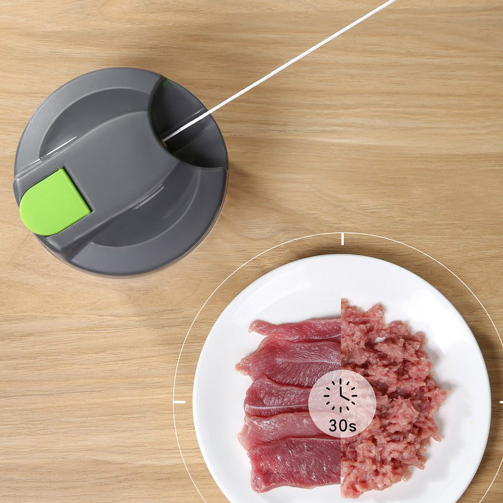 Kitchen Manual Food Processor Shredder Garlic Vegetable Meat Chopper Slicer Mincer Tool Seasoning Masher Spice Chopper Tool