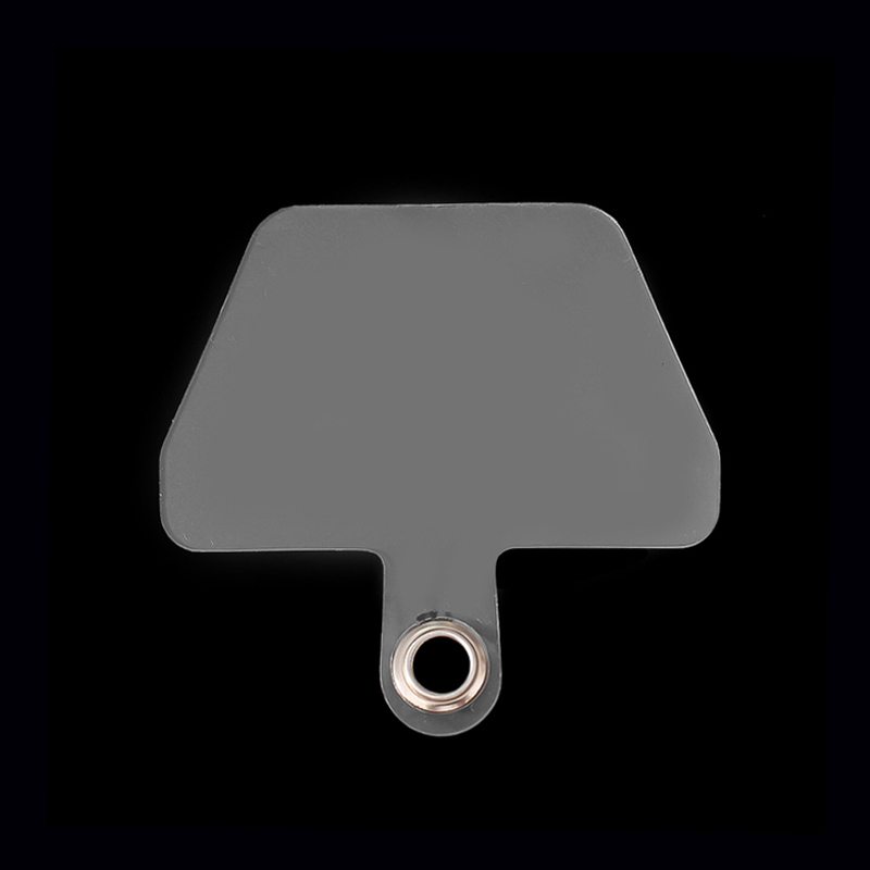 Joint de lanière d'attache solide universel pour remplacement de téléphone portable, sangle de suspension, cordon de serrage, anneau métallique, languette de corde: Piano Noir