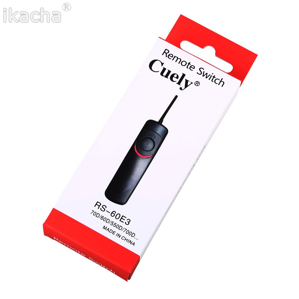 RS-60E3 Remote Shutter Release Camera Remote Controller Cord For Canon 500d 450d 700D 650D 550D 60D 600d G1X G15 G12 1000d 1100d