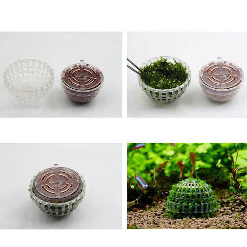 Natuurlijke Minerale Aquatic Moss Bal Voor Aquarium Crystal Red Garnalen Fish Tank