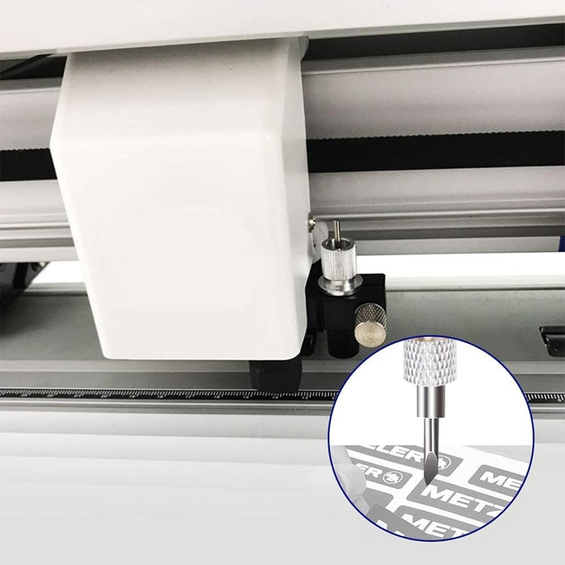 50Pcs Zaagbladen Voor Cricut Verkennen Lucht/Lucht 2/Maker, 30/45/60 Graden Diepe Cut Vinyl Messen Voor Cricut Maker Machines