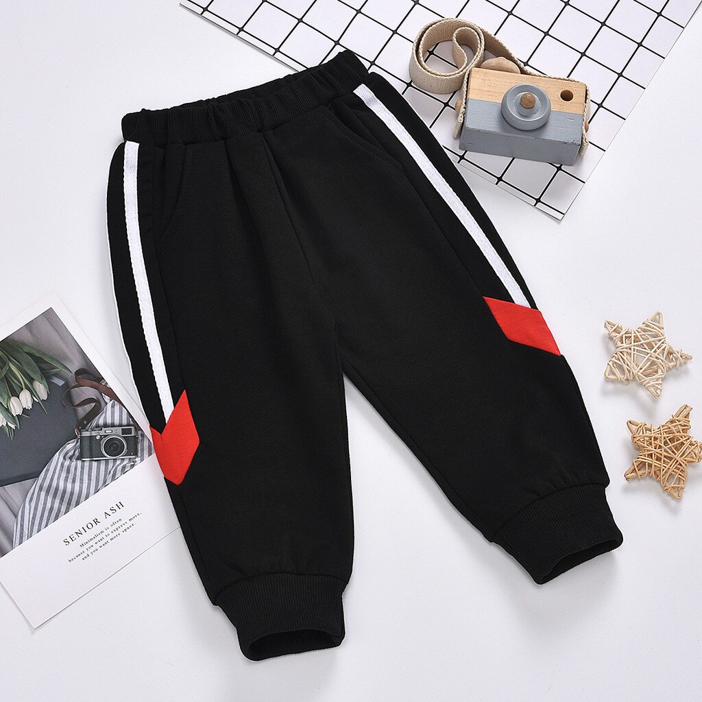 Enfant en bas âge enfant bébé garçons filles rayure Anti-moustique décontracté pantalons longs pantalons pour bébé bébé accessoires taille élastique avril 28th