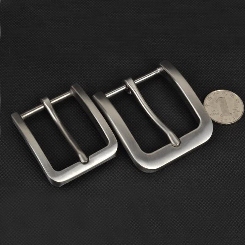 Roestvrijstalen Gesp Diy Leather Craft Hardware Metalen Pin Gesp Naaien Accessoires 35Mm * 45Mm