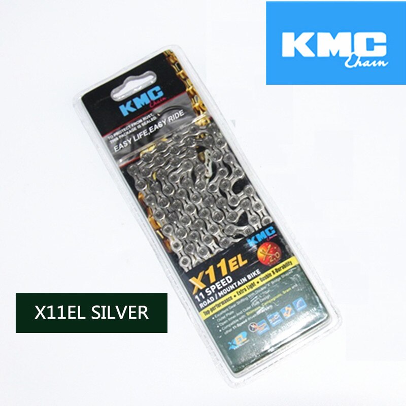 Kmc ketting x8 x9 x10 x10sl x11 x11sl goud zilver ketting mtb road fiets voor shimano ketting 8 9 10 11 SPEED 116L chain fiets