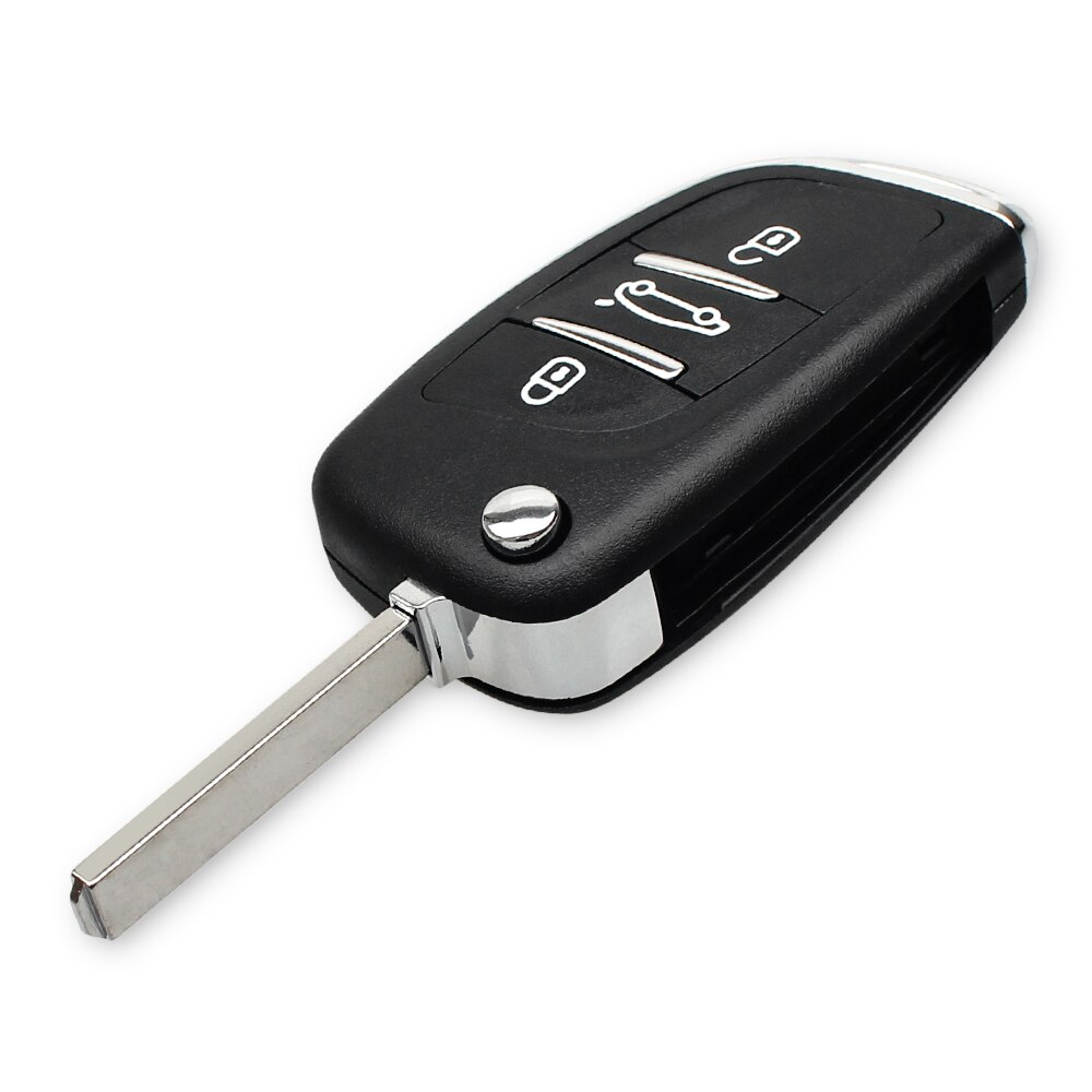 Keyyou 2/3bt ce0523 modificeret flip fjernbetjening til bilnøgle til citroen coupe vtr  c2 c4 c5 c6 c8 berlingo xsara picasso auto nøgle etui