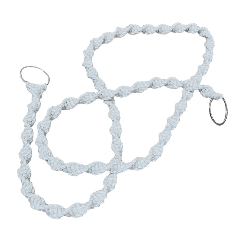 Yoga Mat Carry Strap Handmade Boho Crochet Macrame Adjustable Shoulder Strap For Yoga Mat Sling Pilates Exercise Fitness