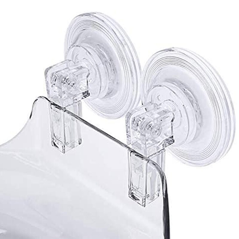 Zeep Houder Zeepbakje Vacuüm Zuig Zeepbakje Voor Badkamer Teller, Douche, Keuken-Clear