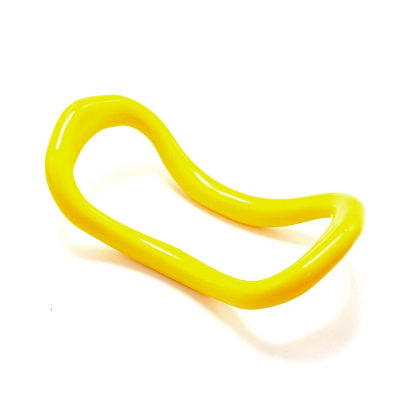 JayCreer Yoga Apparatuur Yoga Ring Pilates Ring Fitness Cirkel Training Weerstand Ondersteuning Tool Kalf Massage Thuis Training: YELLOW