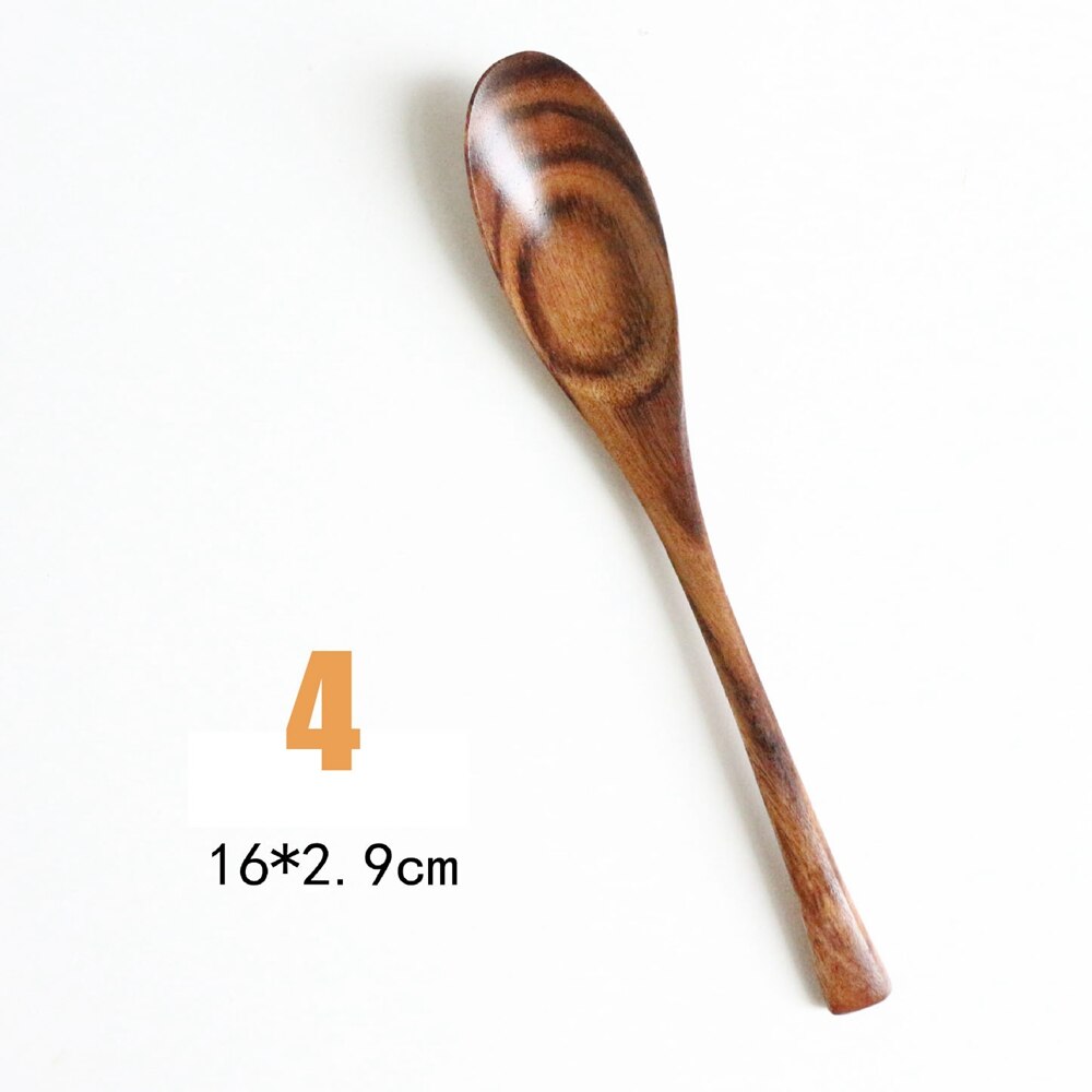1 Stck Teak Material Esslöffel Milch Pulver Rühren Löffel Butter Gastronomie Scoop Umwelt Geschirr Küche Werkzeug: 4