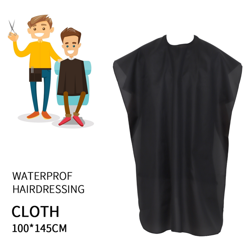 Cape de coiffure pour adultes, couverture pour Salon de coiffure, coupe de cheveux, barbier, tablier imperméable pour coiffeur, 120x73 cm