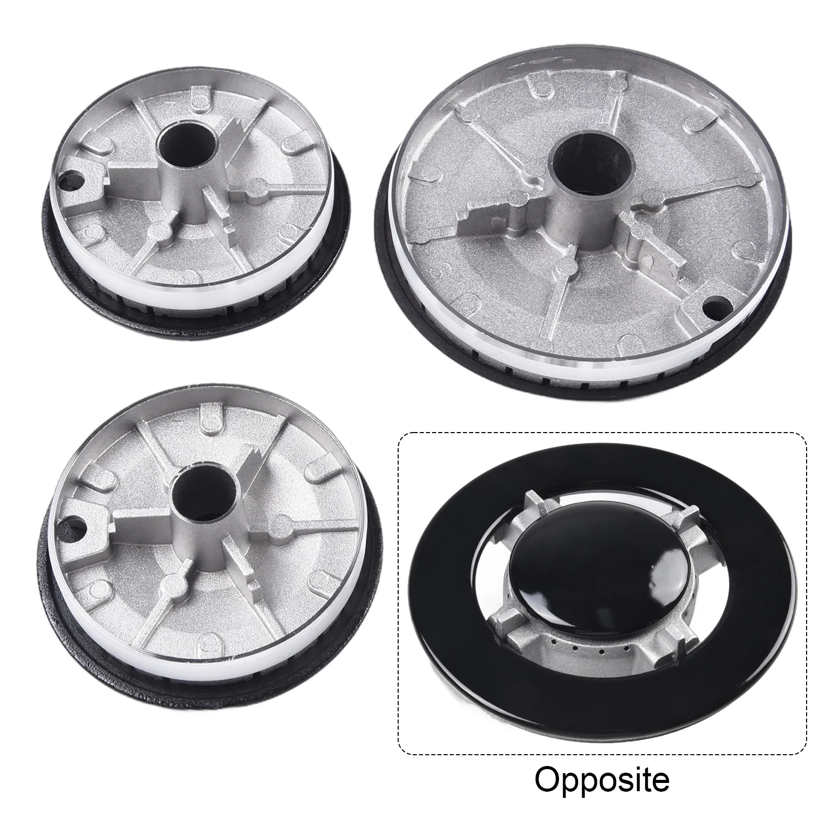 Cooker Hat Set Oven Gas Hob Burner Crown Flame Cap For Kitchen For SABAF Stove Handles Lid Kit For Gas Stove Burners accessories