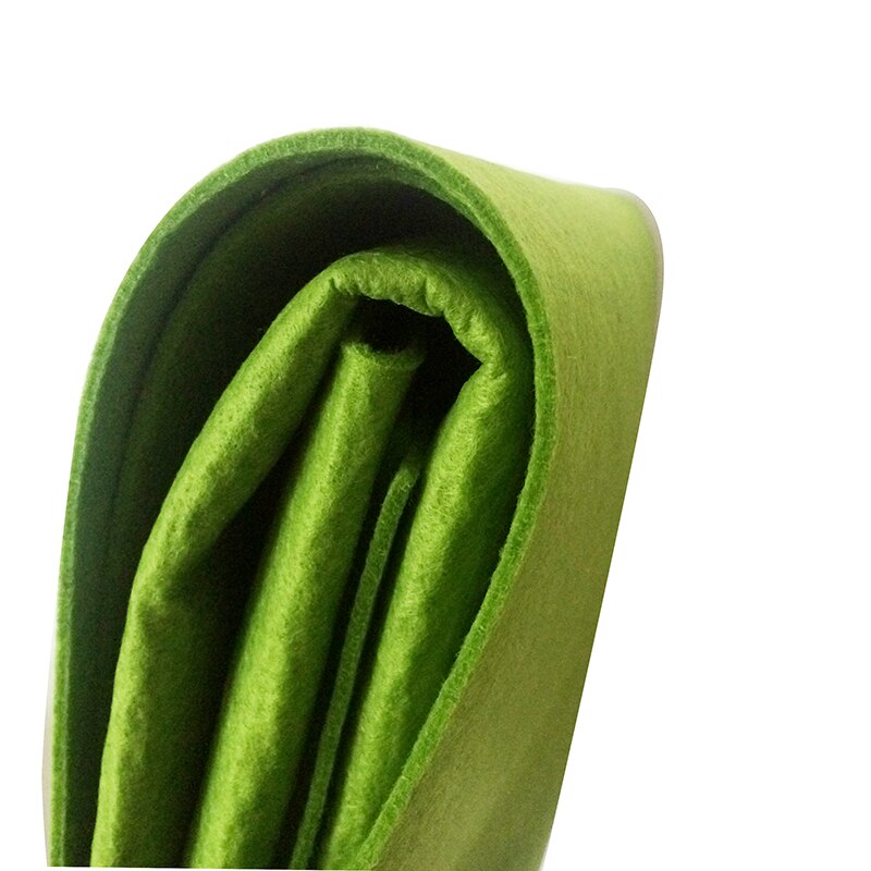 Grøn 3mm håndarbejde filt håndlavet diy håndværk syning håndværk plantepose materiale hårdt 90cm ved gård