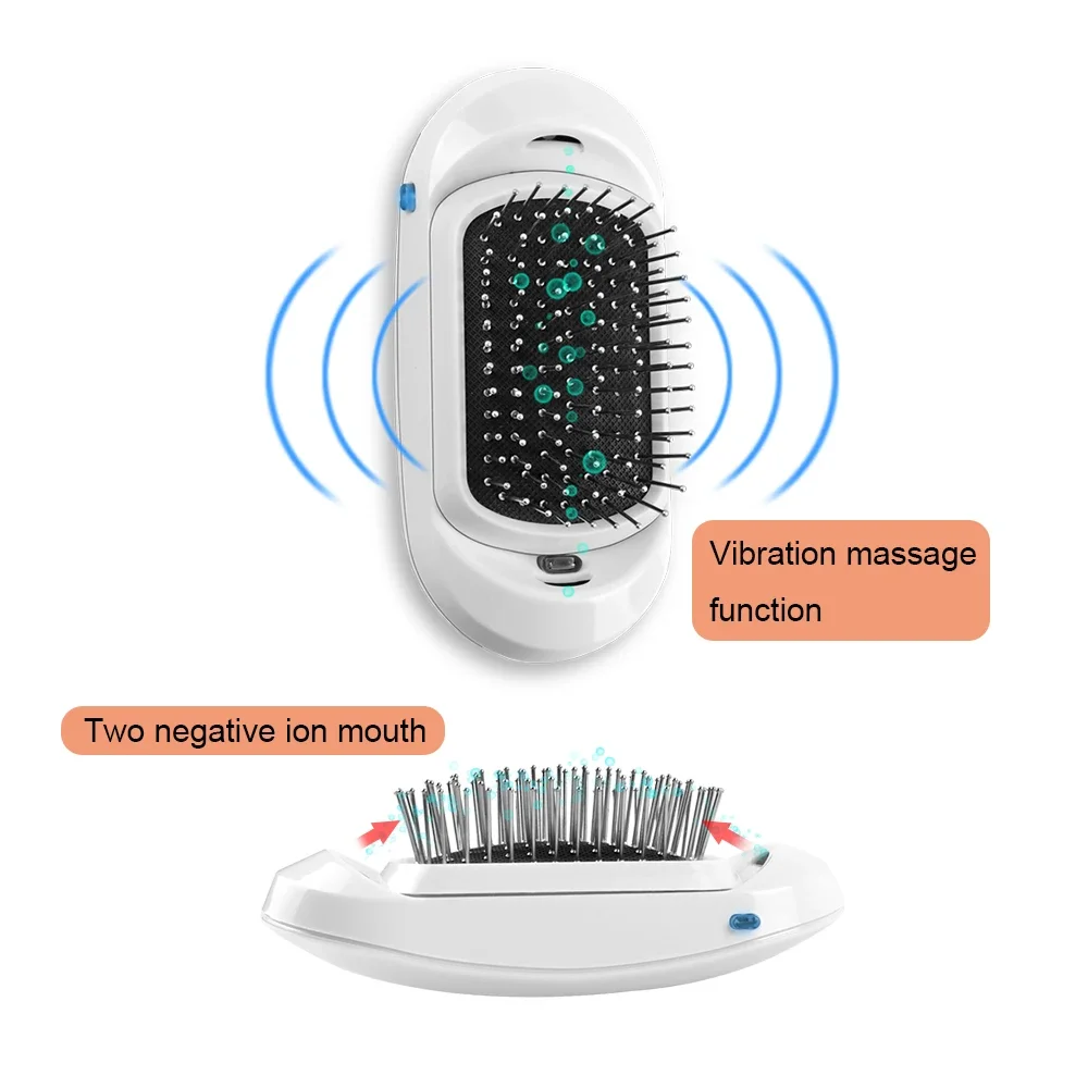 Tragbare elektrische ionische Haar bürste negative Ionen Haar bürste Styling Kopfhaut Massage kamm für den Heimgebrauch im Salon