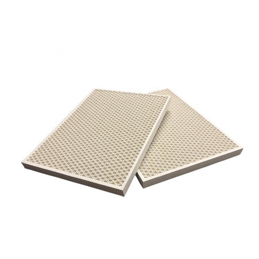 Piezas de calentador de Gas, placa cerámica de panal ardiente, reemplazo de quemador mmInfrared 132x92x13