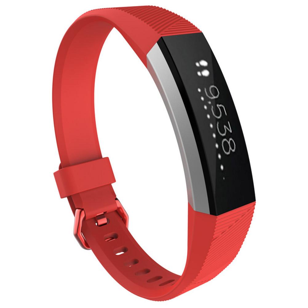 Silicone Watch Band For Fitbit Alta HR Watch Replacement Wristband Strap Classic Watchband Accessories: Red