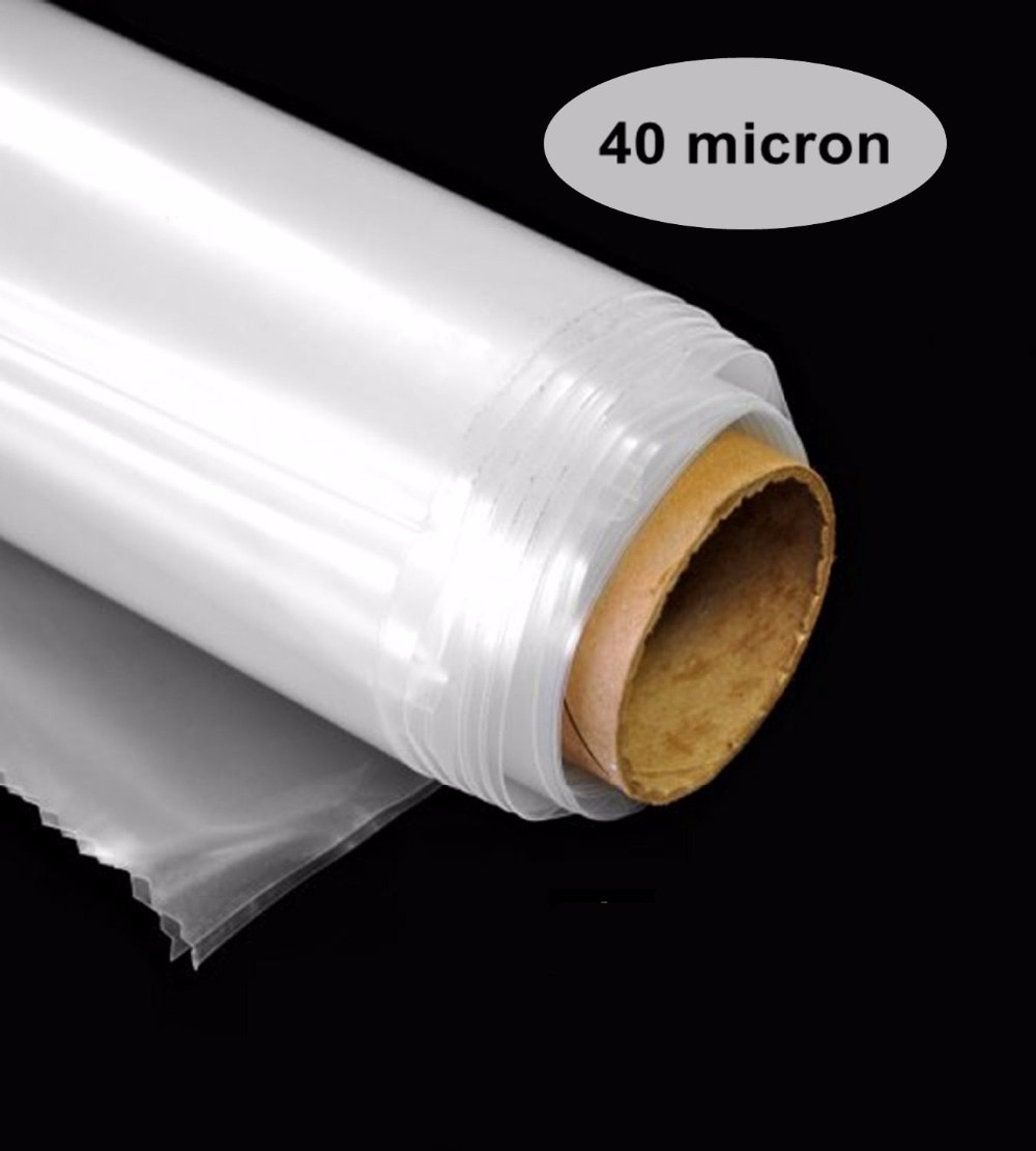 Tykkelse 40 mikron drivhus klar plastfolie polyethylenbelægning