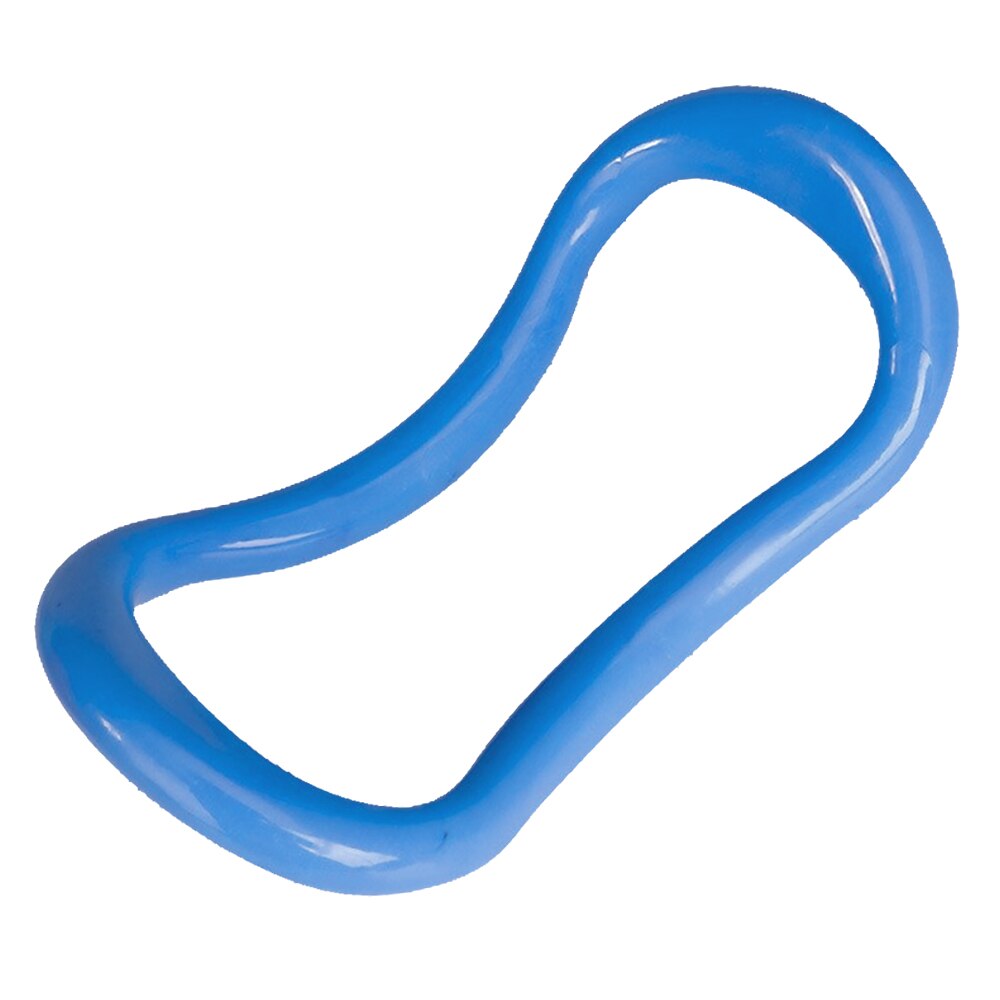 Yoga sirkel utstyr yoga ring fitness sirkel trening motstand støtte verktøy kalv hjemme sirkel gym trening pilates ring 1 pc: Innsjøblått